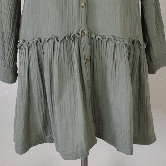 Maeve Katie Textured Gauze Utility Tunic Dress - 6 - Picture 3 of 9